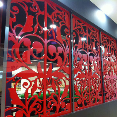 PVC隔斷墻雕刻制作